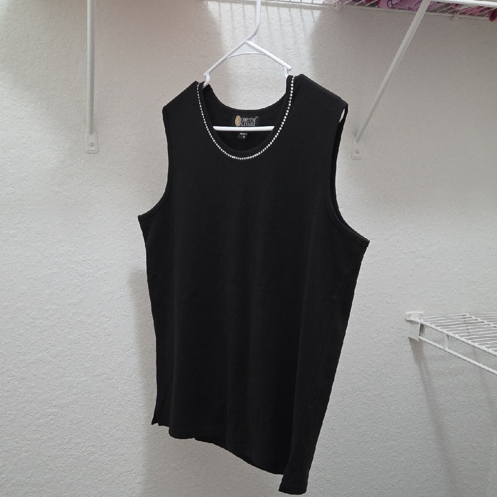 Black Sleeveless Top